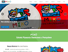 Tablet Screenshot of miko-plywanie.com